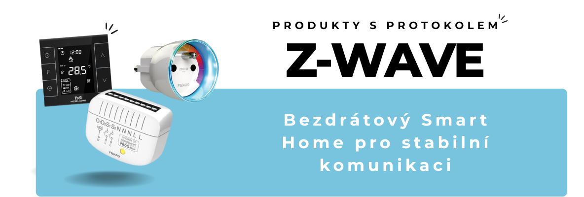 Baner - Produkty s protokolom Z-WAVE CZ